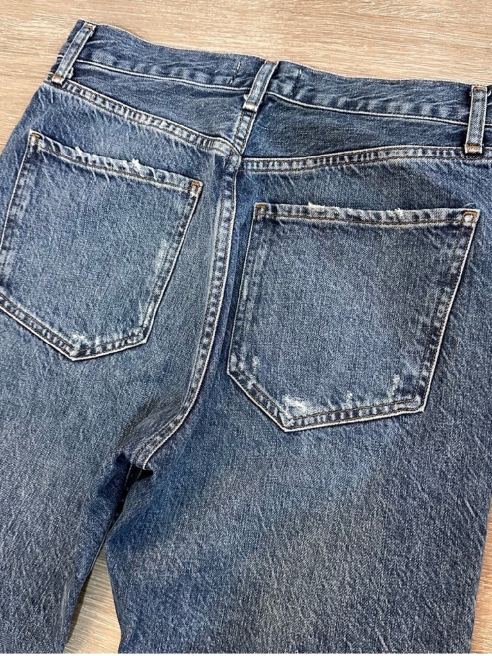 Agolde Riley High Rise Straight Crop Jeans - Size 26 - Picture 6 of 8